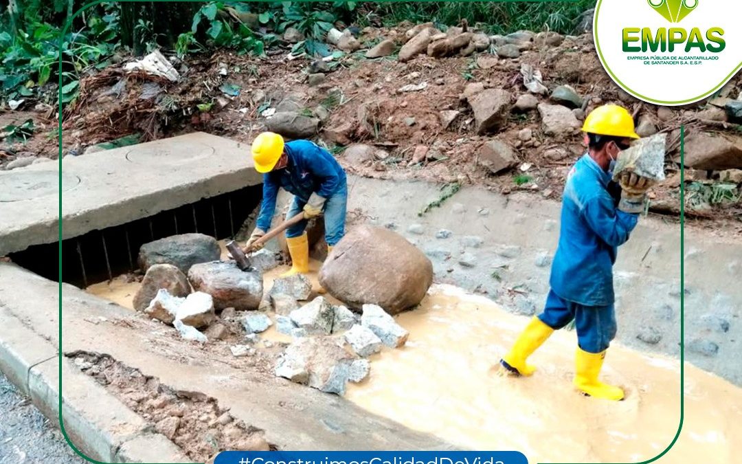 EMPAS prestó servicio de limpieza en San Martín tras fuertes lluvias