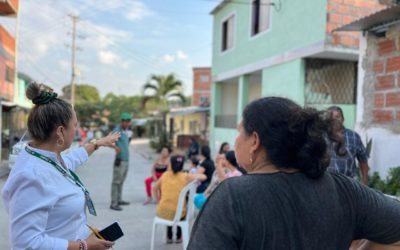 EMPAS S.A. recorre Girón para brindar asesorías sobre el servicio de alcantarillado