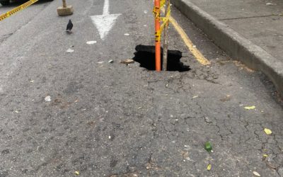 Emergencia de la calle 36, no corresponde a alcantarillado