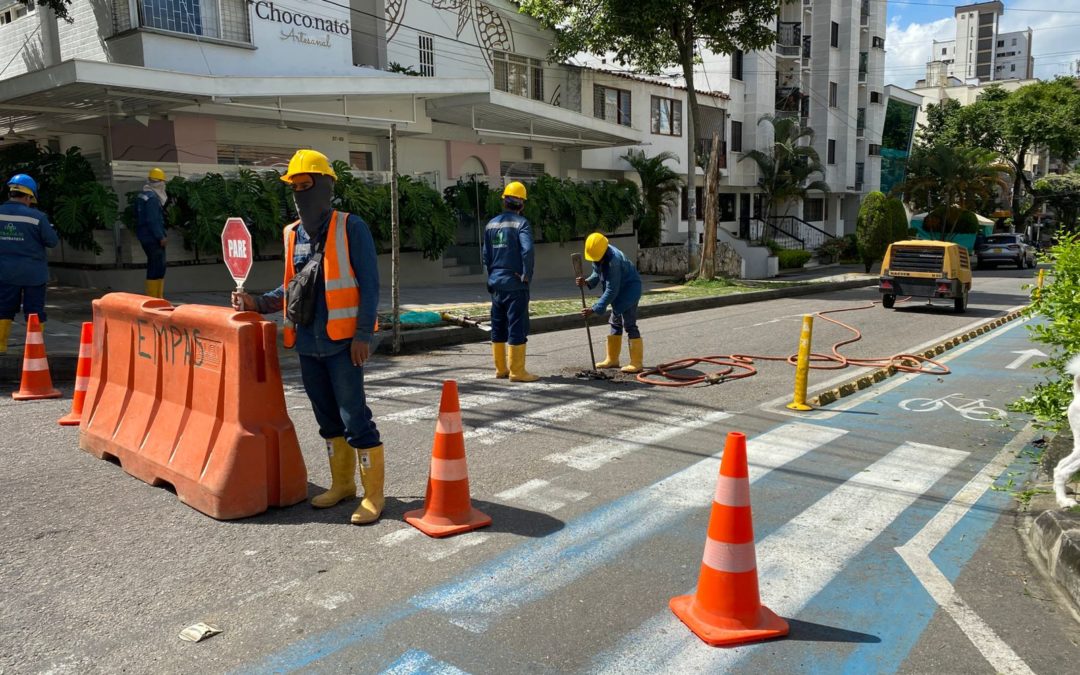 Cierre vial por obra de renovación en El Prado