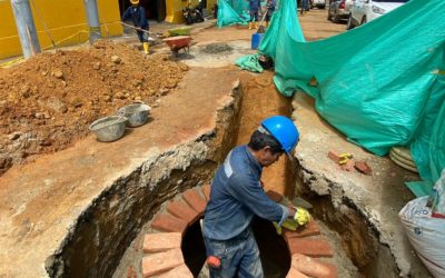 EMPAS moderniza redes de alcantarillado en el barrio Ricaurte y la Concordia